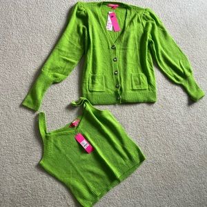 Lilly Pulitzer sweater and tank set NWT